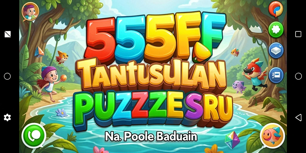 Screenshot 555F menampilkan gameplay Puzzle yang menarik dan menantang.