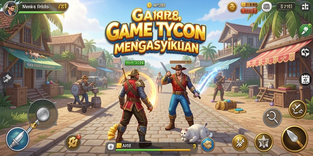 Tampilan gameplay seru dari API288 yang menantang.
