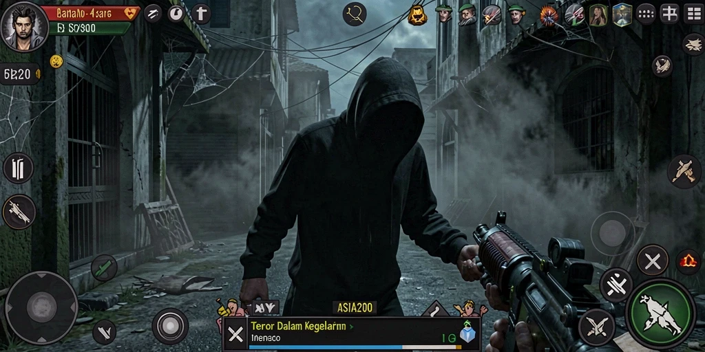 Gameplay ASIA200 yang mencekam dan penuh ketegangan.