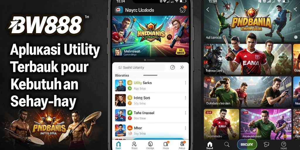 Screenshot BW888 menampilkan berbagai alat Utility yang berguna.