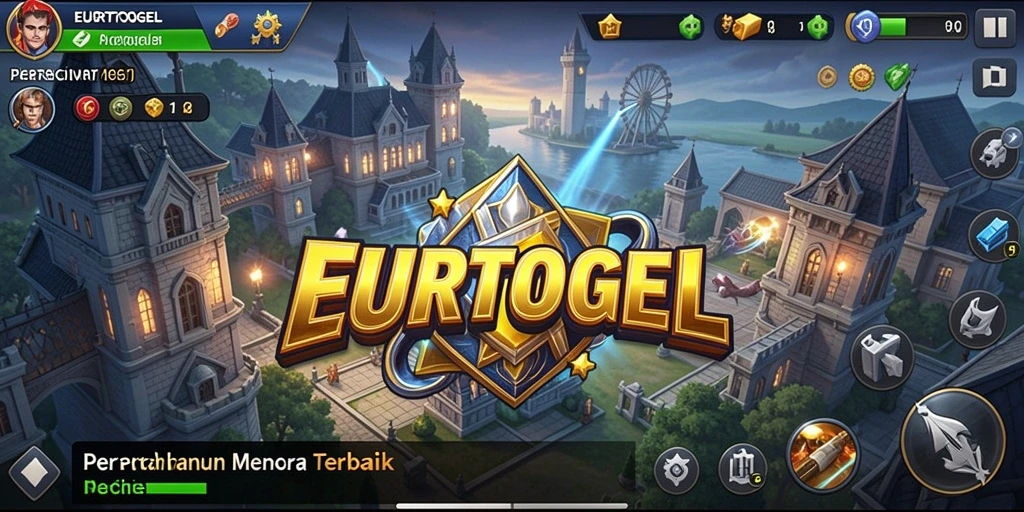 Tangkapan layar EUROTOGEL menampilkan aksi pertahanan menara yang seru.
