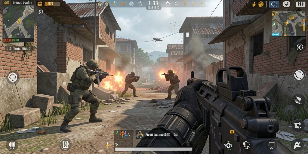 Tangkapan layar gameplay <strong>HARAPJP</strong> menampilkan momen seru pertempuran FPS.