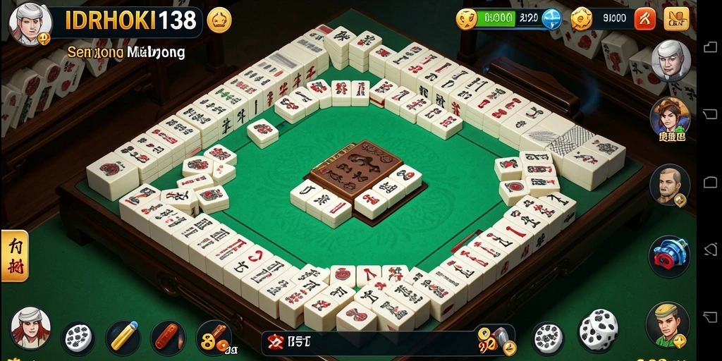 Screenshot gameplay menarik dari IDRHOKI138 yang menunjukkan tantangan Mahjong.