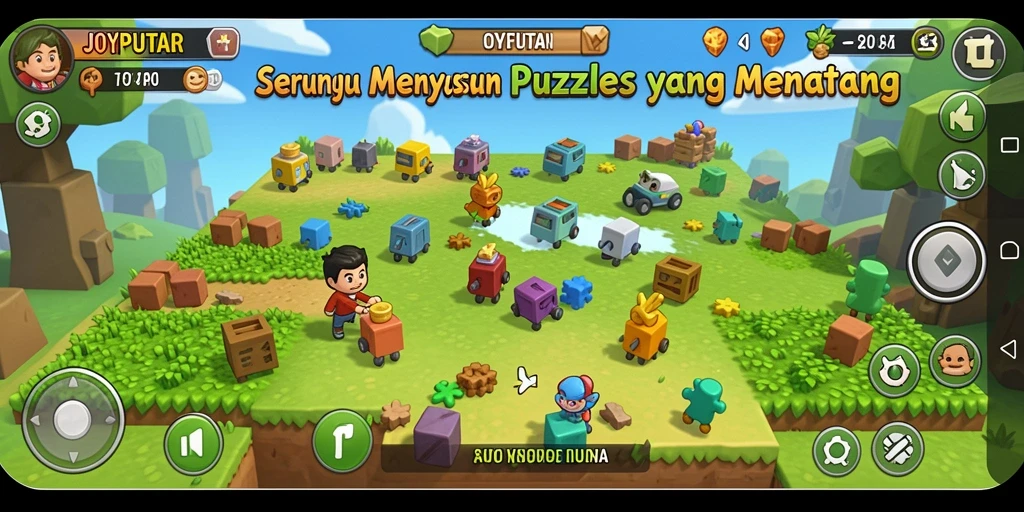 Tampilan gameplay <strong>JOYPUTAR</strong> yang seru dan menantang.