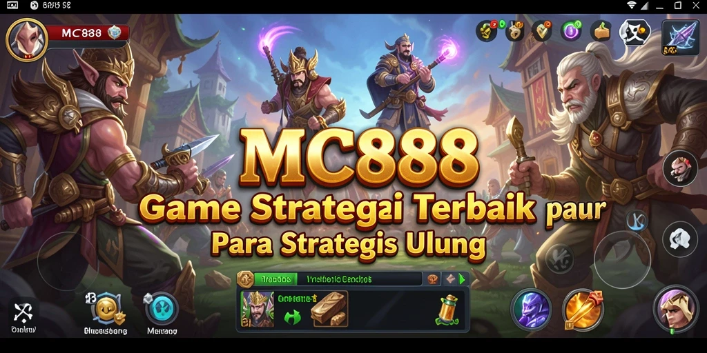 Tangkapan layar gameplay menampilkan strategi dan aksi seru di MC888.
