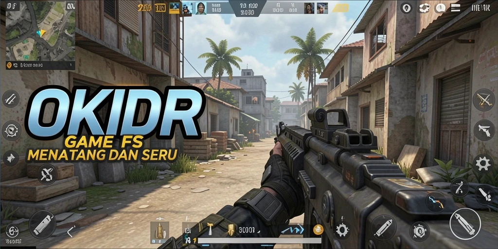 Tampilan gameplay <strong>OKIDR</strong> menunjukkan pertempuran yang intens dan strategi yang terampil.