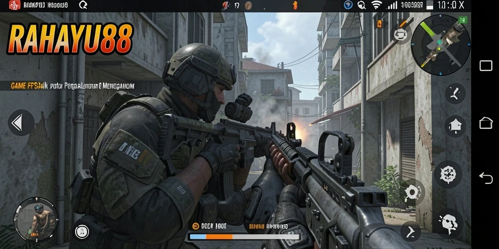 Screenshot menunjukkan aksi mendebarkan dalam gameplay RAHAYU88.