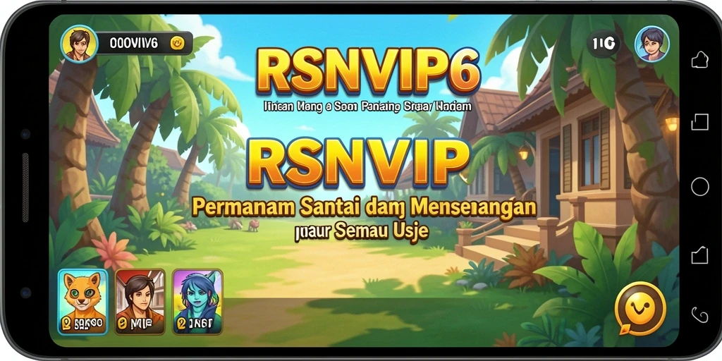 Screenshot gameplay RSNVIP6 menampilkan suasana santai dan menyenangkan.
