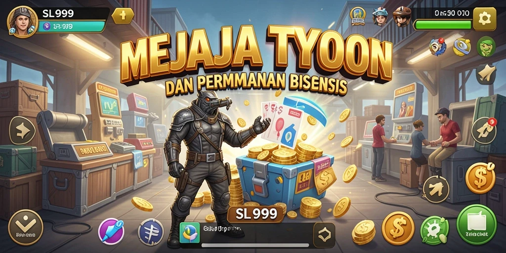 Tampilan gameplay SL999 yang menggambarkan keseruan dunia Tycoon.