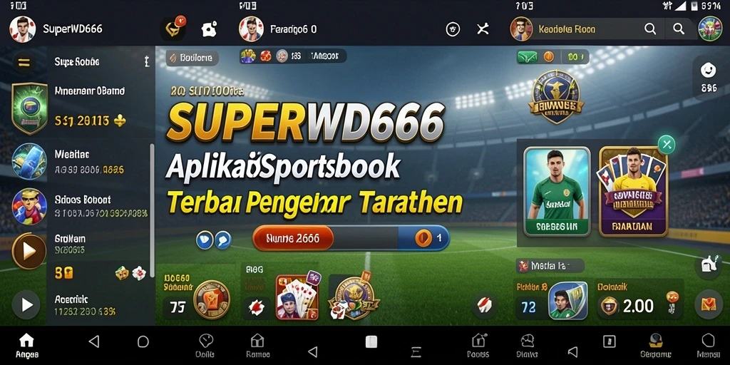 Tampilan gameplay Sportsbook yang menarik di SUPERWD666.