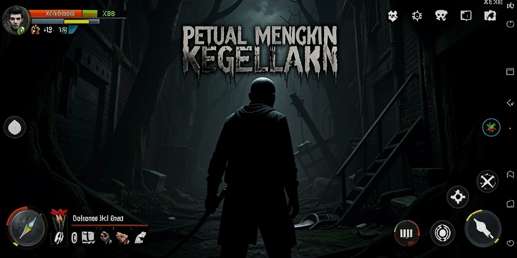 Gameplay menyeramkan X88 dengan suasana mencekam.