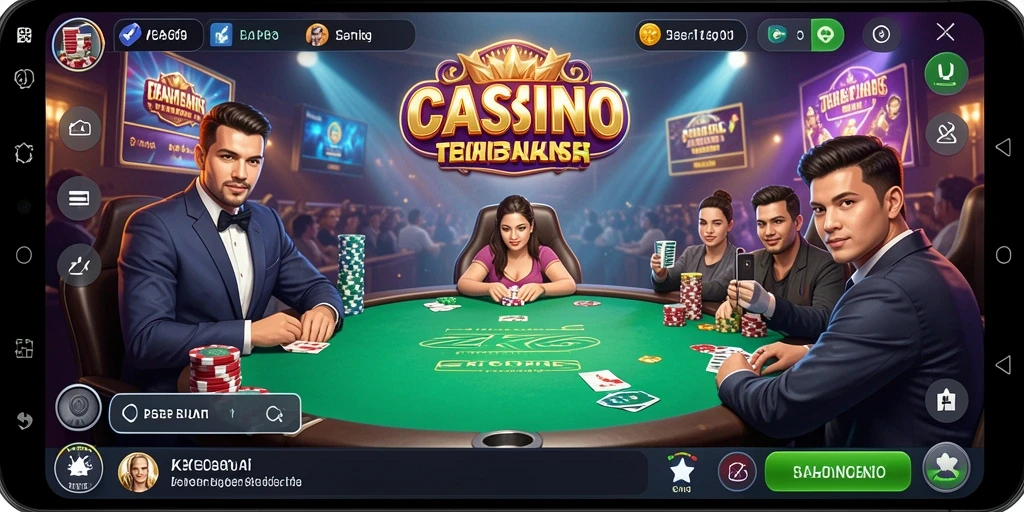 Tampilan gameplay ZK6 yang menakjubkan dari Live Casino.